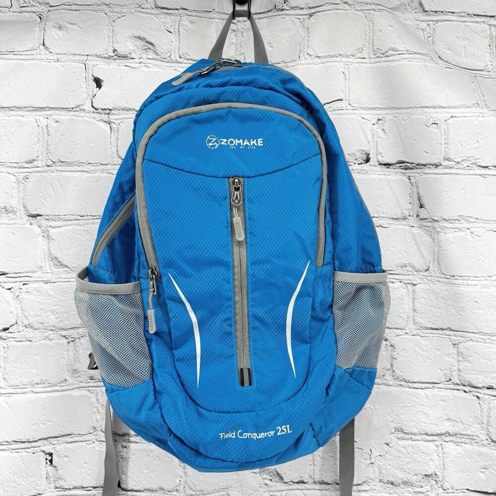 ZOMAKE Field Conqueror 25L Ultra Lightweight Packable Backpack Blue 18"X11"